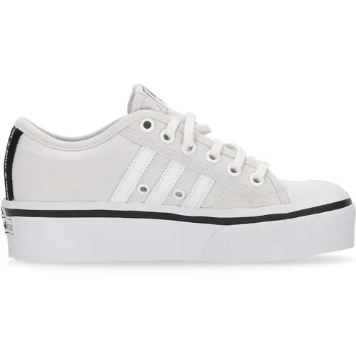 Umweltfreundlicher Low-Top Platform Sneaker , Damen, Größe: 36 EU - Adidas - Modalova