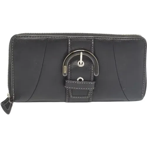 Pre-owned Wallets, female, , Size: ONE SIZE Pre-owned Leather wallets - Coach Pre-owned - Modalova