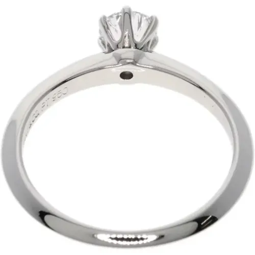 Pre-owned Jewellery, female, , Size: ONE SIZE Pre-owned Platinum rings - Tiffany & Co. Pre-owned - Modalova