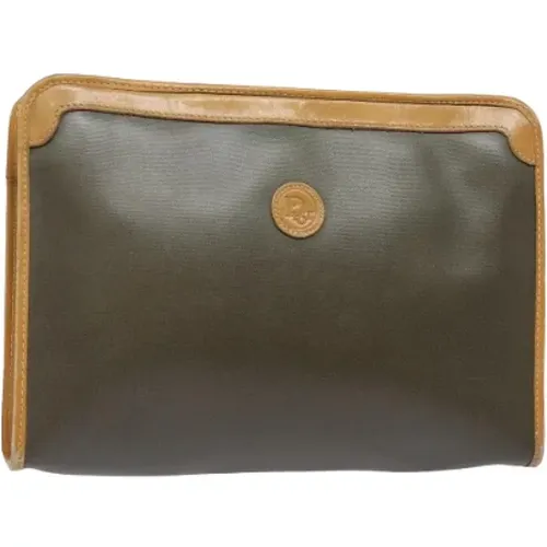 Pre-owned Leather clutches , female, Sizes: ONE SIZE - Dior Vintage - Modalova