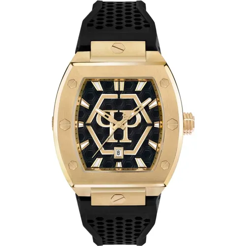 Watches, male, , Size: ONE SIZE The Hexagon Phantom Men's Watch - Philipp Plein - Modalova