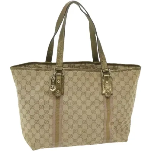 Pre-owned Tote Bags, female, , Size: ONE SIZE Pre-owned Canvas gucci-bags - Gucci Vintage - Modalova