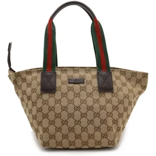 Pre-owned Tote Bags, female, , Size: ONE SIZE Pre-owned Leather gucci-bags - Gucci Vintage - Modalova