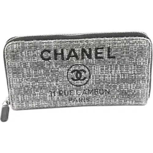 Pre-owned Wallets, female, , Size: ONE SIZE Pre-owned Canvas wallets - Chanel Vintage - Modalova