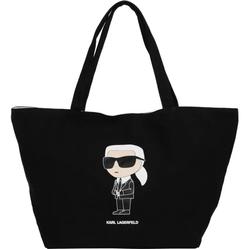 K/Ikonik 2.0 Tote bag , female, Sizes: ONE SIZE - Karl Lagerfeld - Modalova