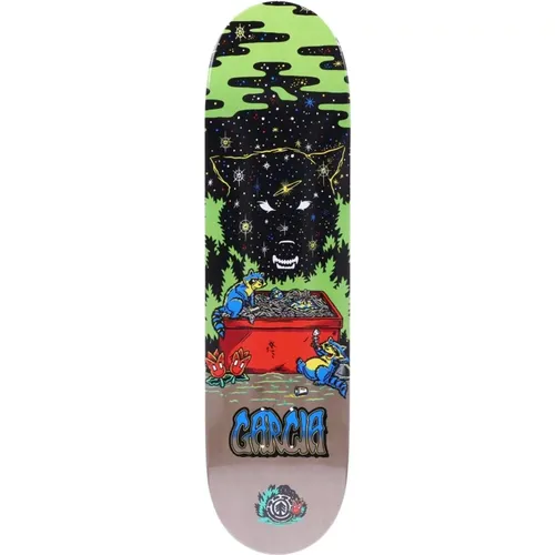 Shadow Garcia Skateboard Multi , male, Sizes: ONE SIZE - Element - Modalova