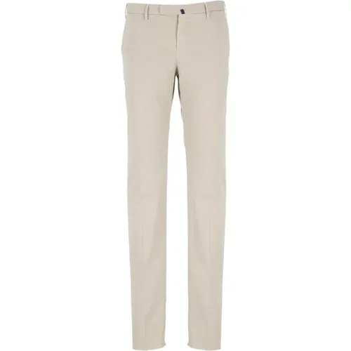 Straight Trousers, male, , Size: S Cotton Slim Fit Trousers - Incotex - Modalova
