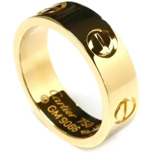 Pre-owned Gold rings , female, Sizes: ONE SIZE - Cartier Vintage - Modalova