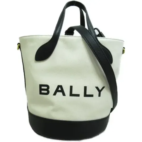 Pre-owned Tote Bags, female, , Size: ONE SIZE Pre-owned Leather shoulder-bags - Bally Pre-owned - Modalova