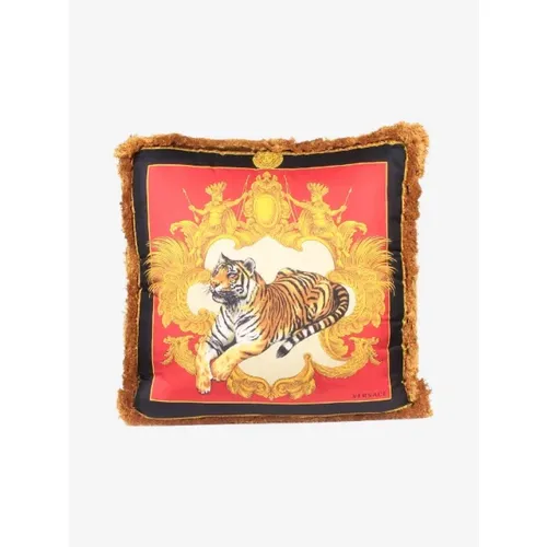 Pre-owned Silk scarves , female, Sizes: ONE SIZE - Versace Pre-owned - Modalova