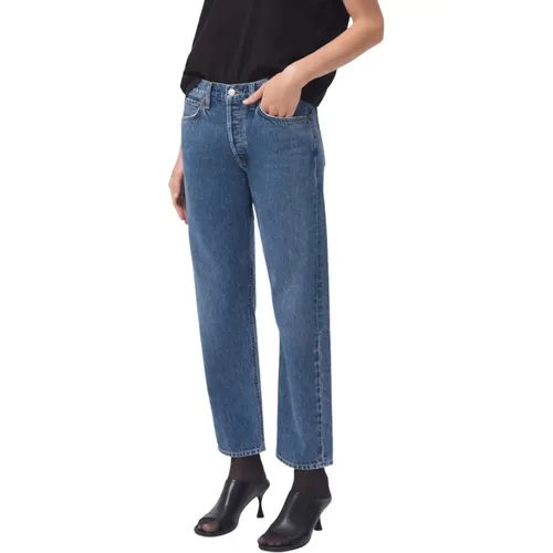 Straight Jeans , female, Sizes: W26, W27 - Agolde - Modalova