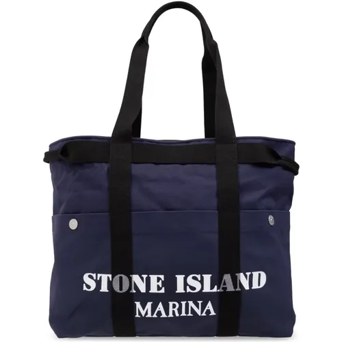 Marina Kollektion Shopper Tasche , Herren, Größe: ONE Size - Stone Island - Modalova