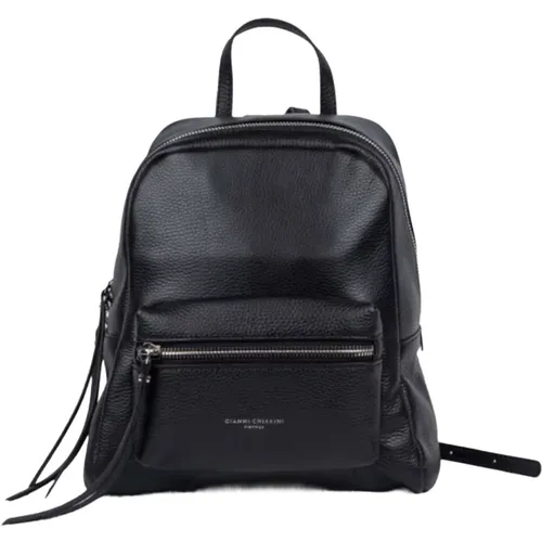 Luna Leather Backpack , female, Sizes: ONE SIZE - Gianni Chiarini - Modalova