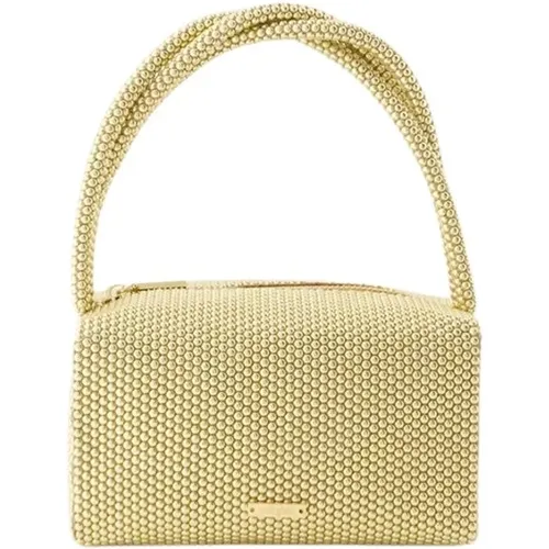 Mini Top Handle Sienna Bag - Gold , female, Sizes: ONE SIZE - Cult Gaia - Modalova