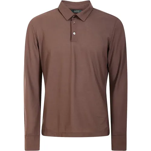 Polo Shirts, male, , Size: 4XL Fine Fabric Polo Shirt - Zanone - Modalova