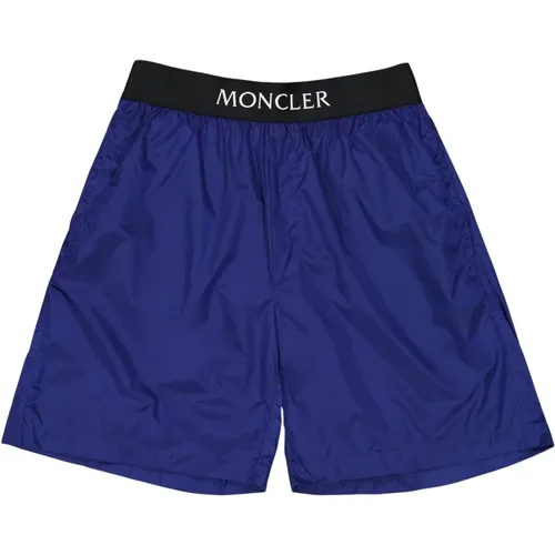 Beachwear, male, , Size: S Logo Swim Shorts - Moncler - Modalova