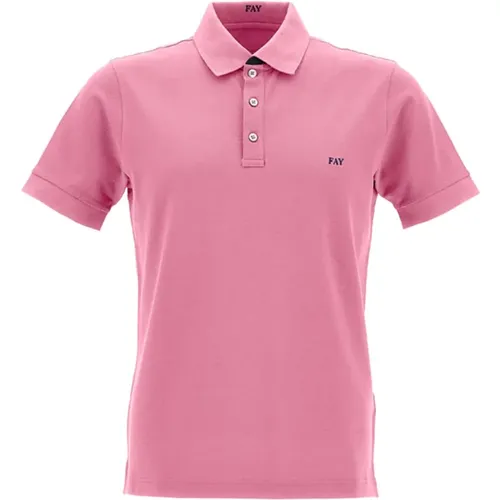 Polo Shirt , male, Sizes: L, S, M - Fay - Modalova
