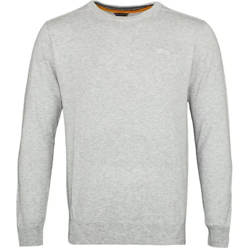 Klassischer Herren Crewneck Logo Sweatshirt , Herren, Größe: XL - Guess - Modalova