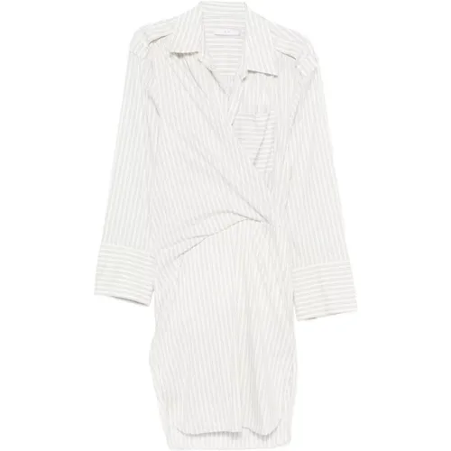 Shirt Dresses, female, , Size: M Lazul Pinstripe Wrap Shirtdress - IRO - Modalova