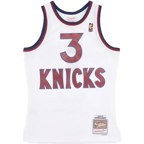 Sportswear, male, , Size: M NBA HWC Jersey 2004 Marburye N°3 - Mitchell & Ness - Modalova