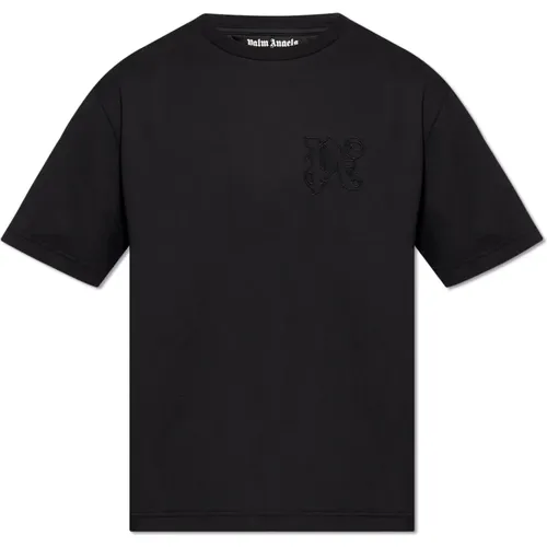 T-Shirt mit Logo , Herren, Größe: 2XS - Palm Angels - Modalova