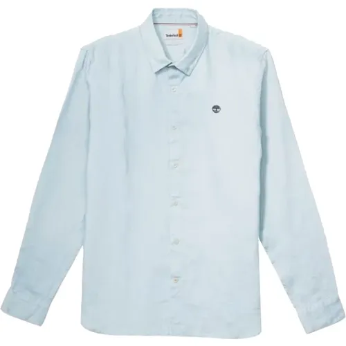 Klassisches Blaues Hemd , Herren, Größe: XL - Timberland - Modalova