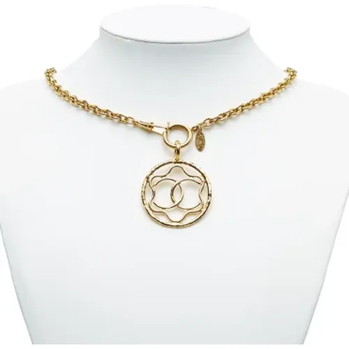 Pre-owned Jewellery, female, , Size: ONE SIZE Pre-owned Gold necklaces - Chanel Vintage - Modalova