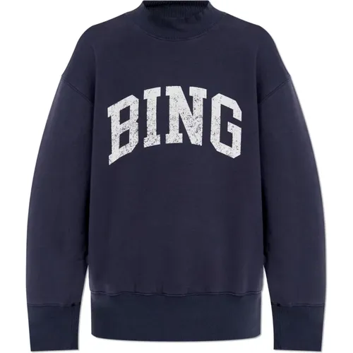 Sweatshirt mit Druck , Damen, Größe: L - Anine Bing - Modalova