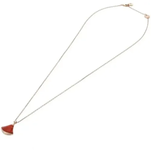 Pre-owned Jewellery, female, , Size: ONE SIZE Pre-owned Rose Gold necklaces - Bvlgari Vintage - Modalova