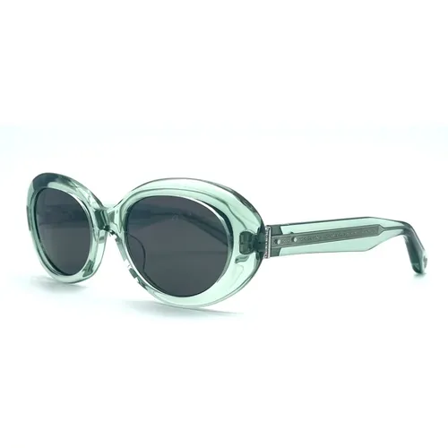 Retro Oval Mintgrüne Sonnenbrille - Matsuda - Modalova