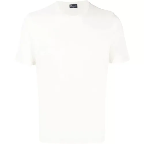 T-shirts and Polos , male, Sizes: 2XL, L, M, S, XL - Drumohr - Modalova