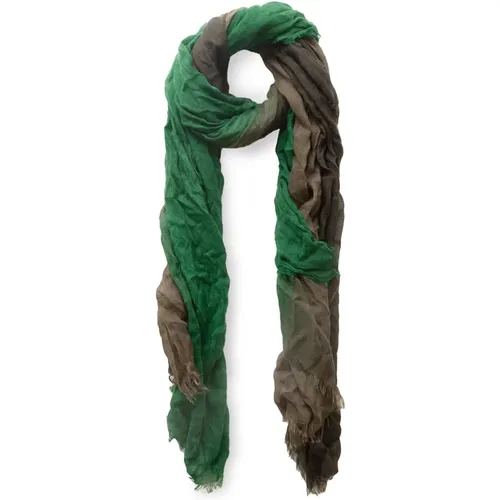 Giuseppe, tricolor green scarf , female, Sizes: ONE SIZE - Cortana - Modalova