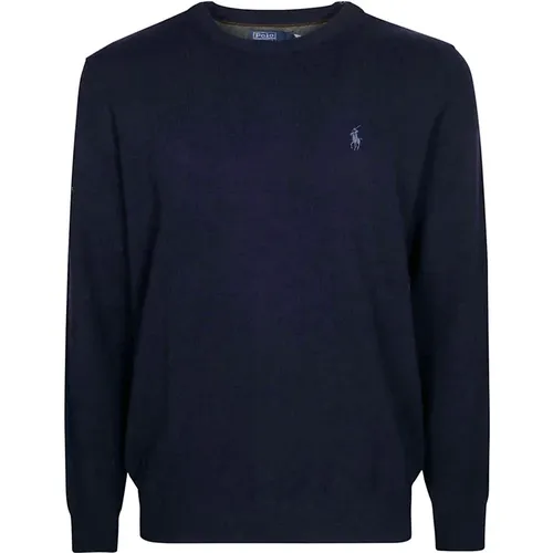 Merino Wool Crewneck Sweater , male, Sizes: S, XL, L, M, 2XL - Ralph Lauren - Modalova