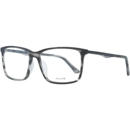 Glasses, male, , Size: ONE SIZE Rectangle Optical Frames - Police - Modalova