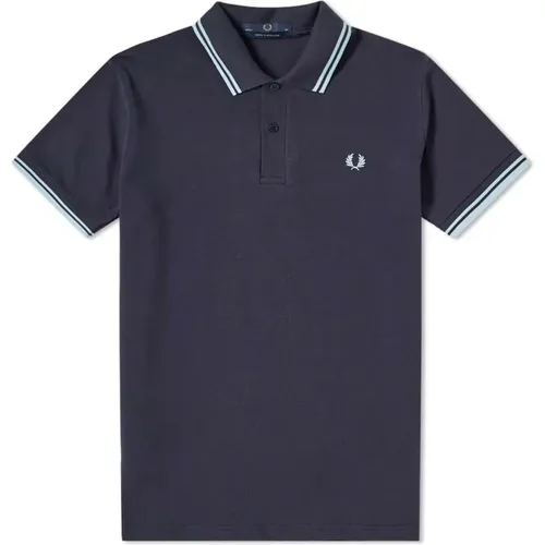 Zweifarbiges Polo-Shirt , Herren, Größe: 3XS - Fred Perry - Modalova