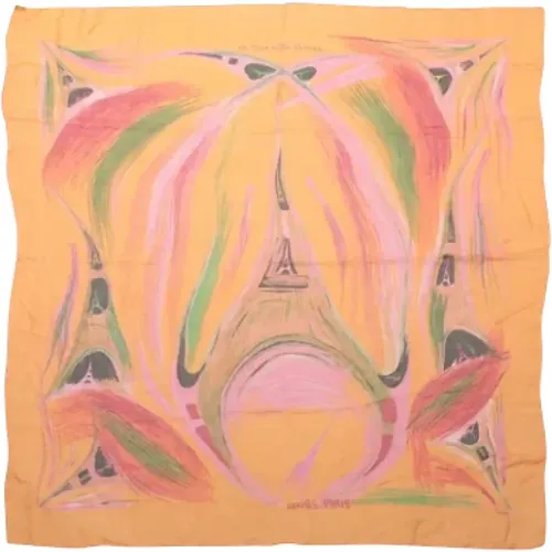 Pre-owned Scarves, female, , Size: ONE SIZE Pre-owned Silk scarves - Hermès Vintage - Modalova