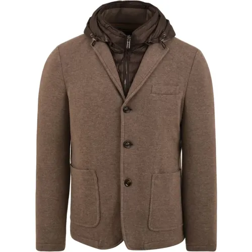 Blazers, male, , Size: M Coat Bellotto Style Grey - Moorer - Modalova