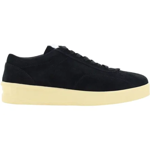 Leather Sneakers with Perforated Detail , male, Sizes: 6 UK, 8 UK, 11 UK, 7 UK - Jil Sander - Modalova