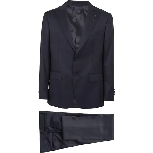 Single Breasted Suits, male, , Size: XL Men's Event Suit - Lardini - Modalova