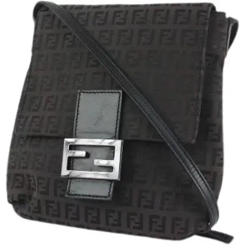 Pre-owned Shoulder Bags, female, , Size: ONE SIZE Pre-owned Canvas fendi-bags - Fendi Vintage - Modalova