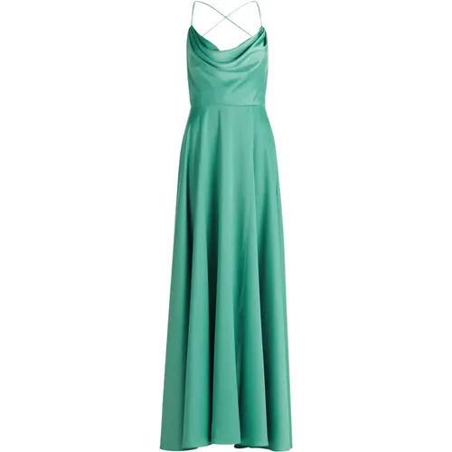 Elegantes Abendkleid mit Wasserfallausschnitt , Damen, Größe: XS - Vera Mont - Modalova