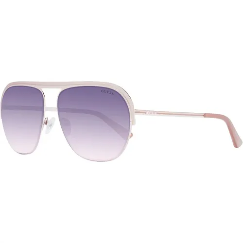 Sunglasses, unisex, , Size: ONE SIZE Rose Gold Aviator Sunglasses - Guess - Modalova