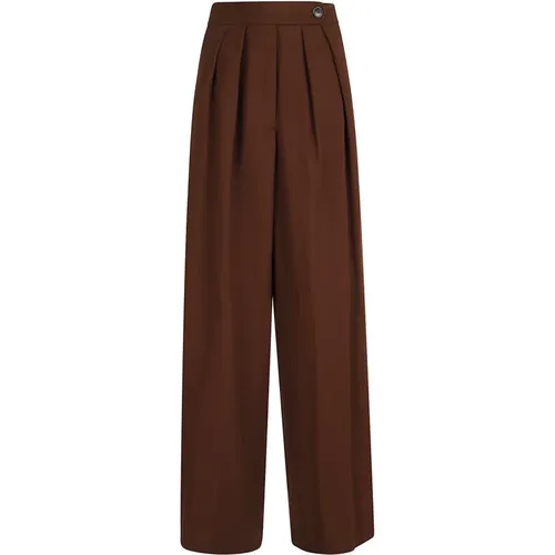 Braune Hose für Frauen Aw24 - Dries Van Noten - Modalova