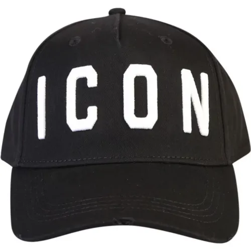 Caps, male, , Size: ONE SIZE Icon Baseball Cap - Dsquared2 - Modalova