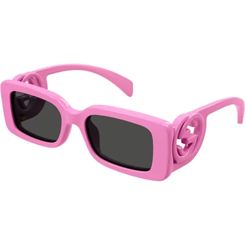 Purple Sunglasses for Women , female, Sizes: 54 MM - Gucci - Modalova