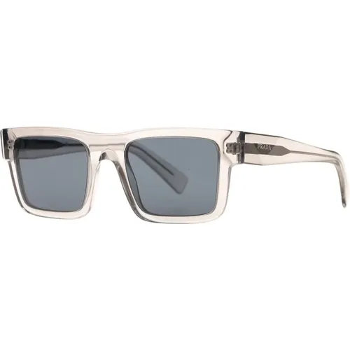 Square Acetate Sunglasses with Dark Lenses , male, Sizes: ONE SIZE - Prada - Modalova