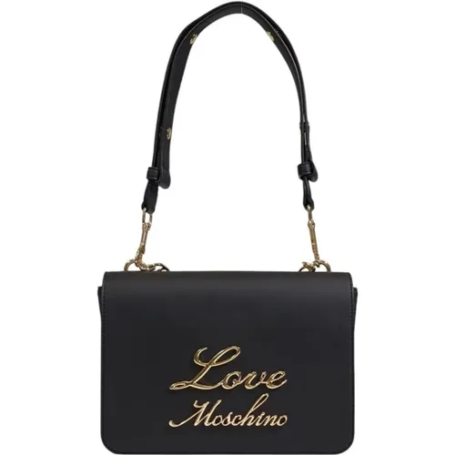 Shoulder Bags, female, , Size: ONE SIZE Polyethylene Handbag Fall/Winter Collection - Love Moschino - Modalova