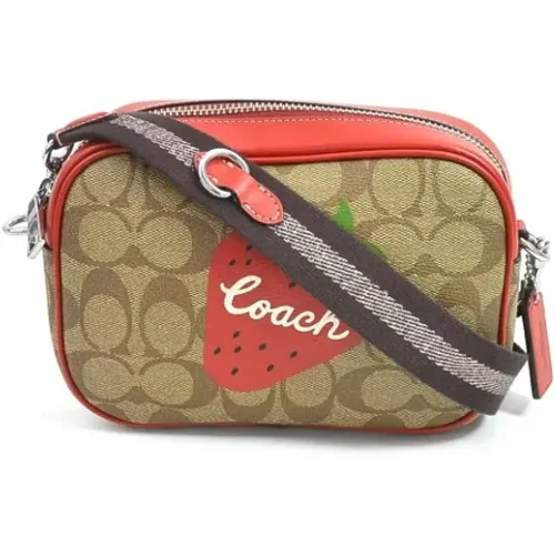 Pre-owned Cross Body Bags, female, , Size: ONE SIZE Pre-owned Canvas shoulder-bags - Coach Pre-owned - Modalova