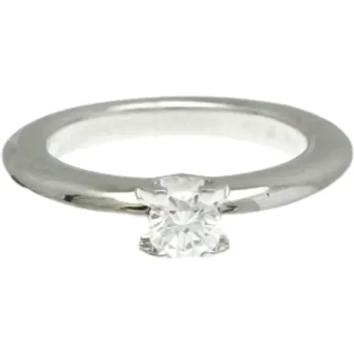 Pre-owned Jewellery, female, , Size: ONE SIZE Pre-owned White Gold rings - Cartier Vintage - Modalova