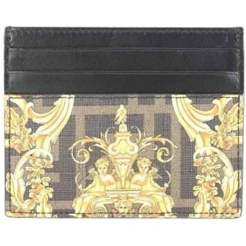 Pre-owned Wallets, female, , Size: ONE SIZE Pre-owned Canvas wallets - Fendi Vintage - Modalova